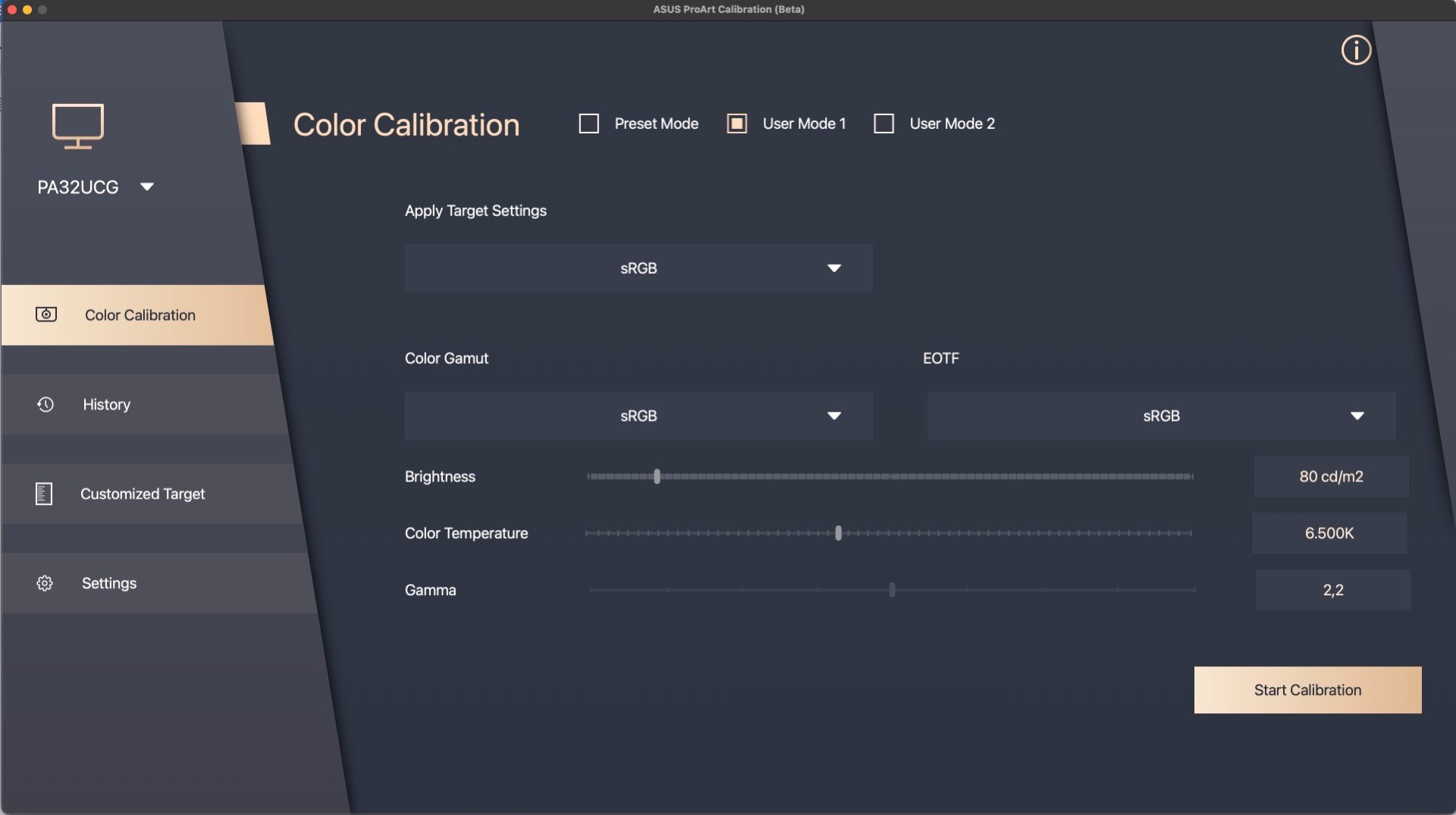 ASUS ProArt Calibration Software 2