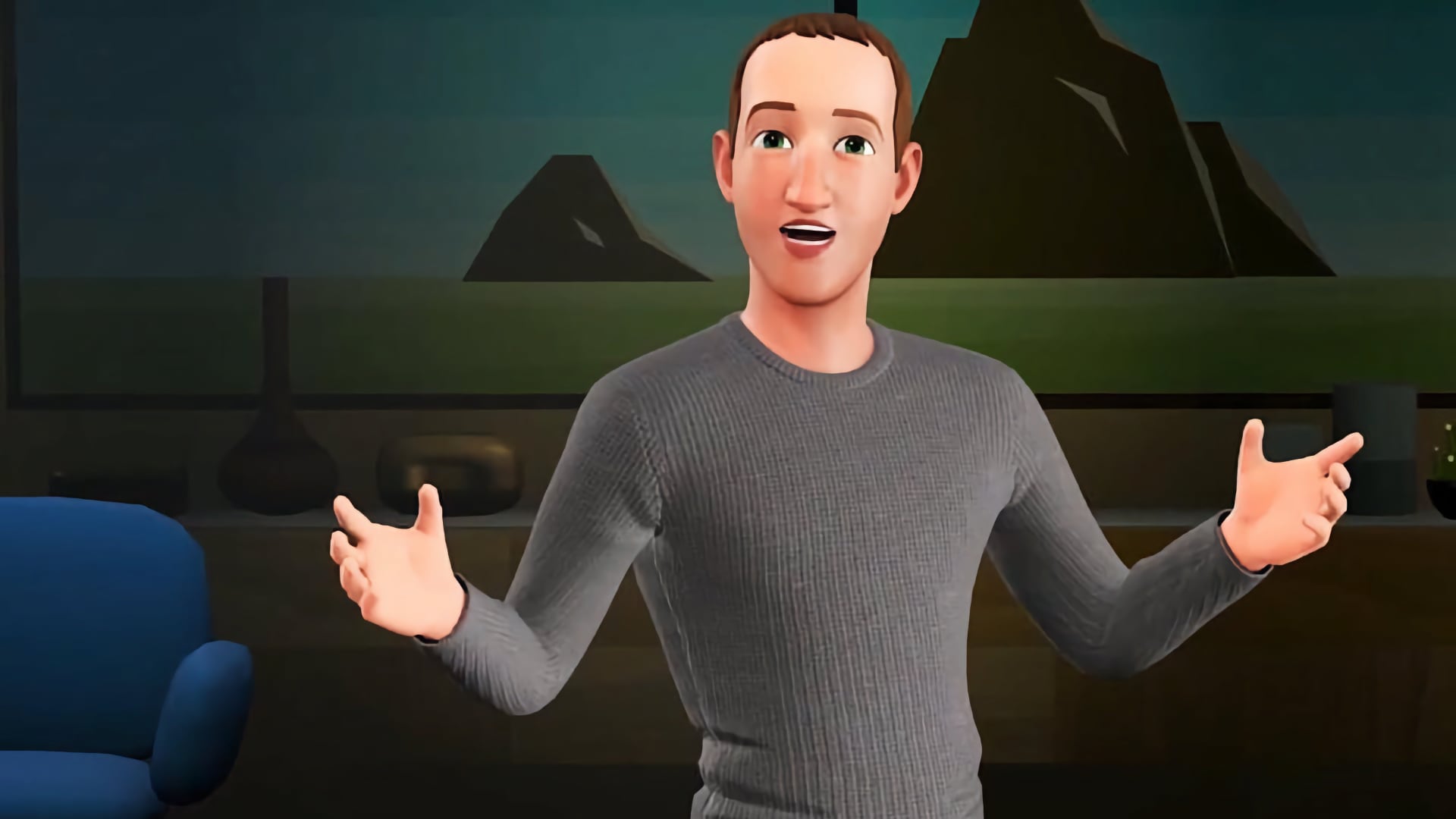 I wanna tell you a story: Zuck's avatar in Horizon Worlds